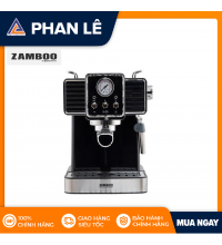 Máy pha cà phê Espresso Zamboo ZB90-PRO-đen (Hàng chính hãng)